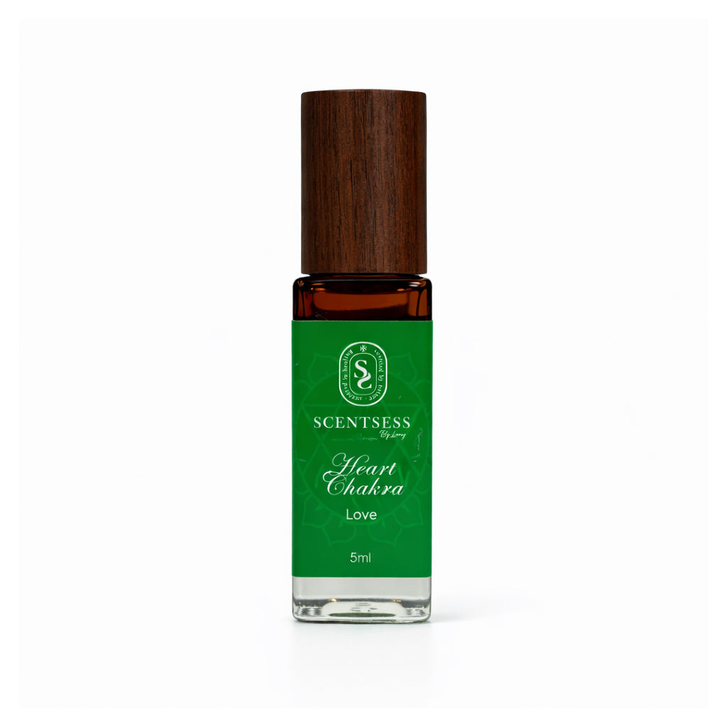 heart chakra essential oil blend for love and emotional healing scentsess