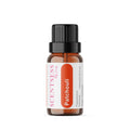 organic patchouli essential oil bottle for skincare and aromatherapy