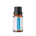 organic peppermint essential oil bottle for headache relief and aromatherapy